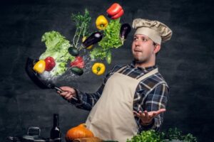 27 leading vegetable restaurants in Europe - cook cooking vegetables