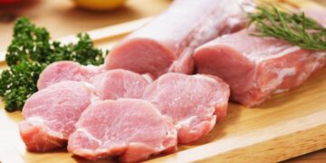 _Pork Myths - pork meat on a board with persil