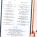 lady holds menu card in restaurant