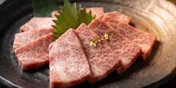 Japanese wagyu beef showcasing premium marbling and grading system quality standards