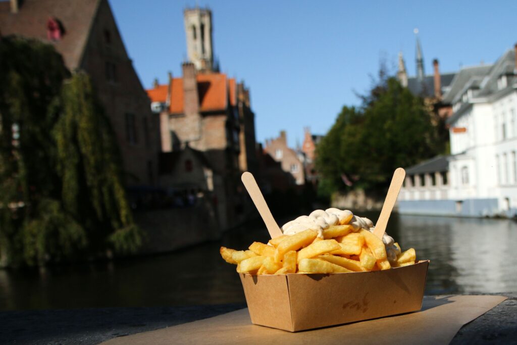 belgian fries with mayonaise in bruges gusto webzine