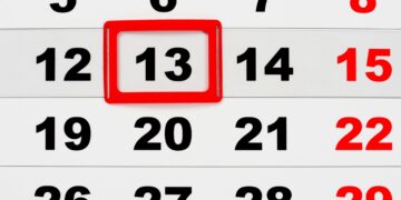 _calendar friday the 13th