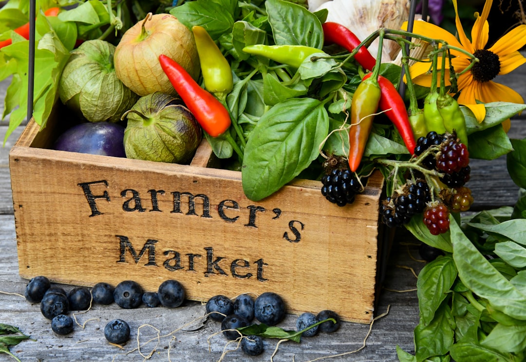 A chef selects fresh produce from a coastal market supplier, a key step in building sustainable resort menus for high season